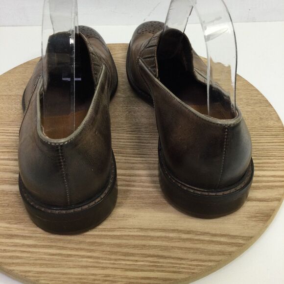 Johnston Murphy J & M Leather Wingtip Loafers Shoes Brown Size 8.5M